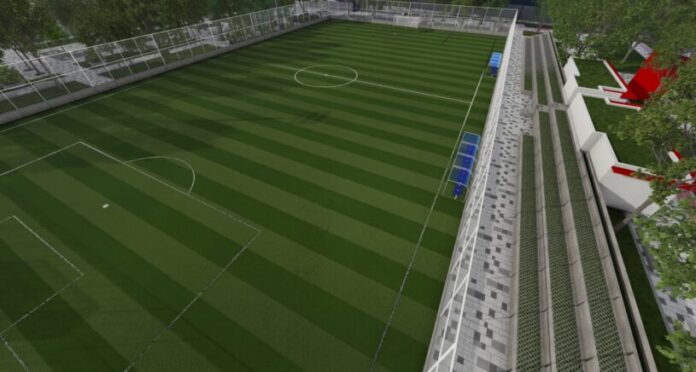 Inician las obras del Complejo Deportivo Nuevo Chambacú. Cortesía