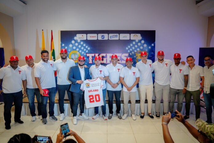 Tigres de Cartagena, el nuevo equipo de Bolívar. Foto: Tomada de @YamilHAranaP