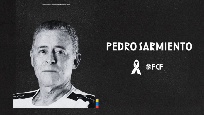 Fallece Pedro Sarmiento, ícono del fútbol colombiano, tras batalla contra el cáncer. Foto @FCFSeleccionCol