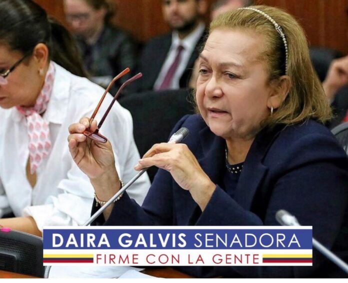 Muere en Barranquilla Daira Galvis, exsenadora. Cortesía Muere en Barranquilla Daira Galvis, exsenadora. Cortesía