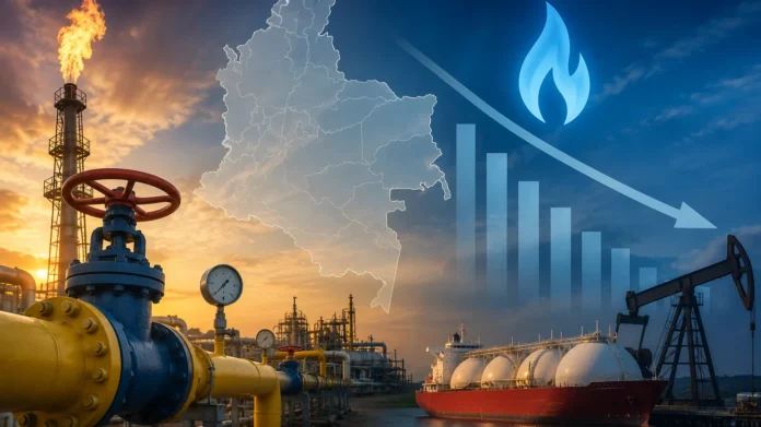 reservas probadas de gas