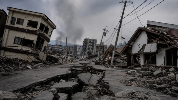 reconstrucción tras el terremoto