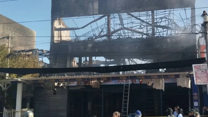 incendio en La Plazuela