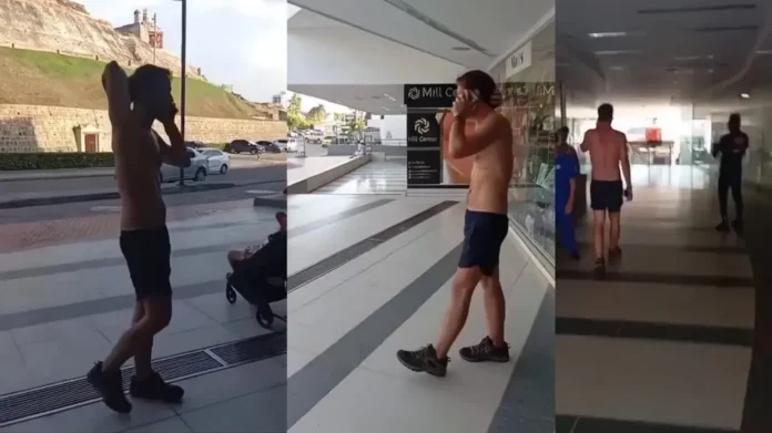 equipaje de turista italiano